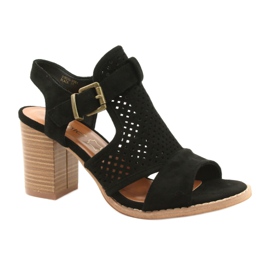 Evento Sandalias Mujer Caladas Negras 21SD35-3581 negro