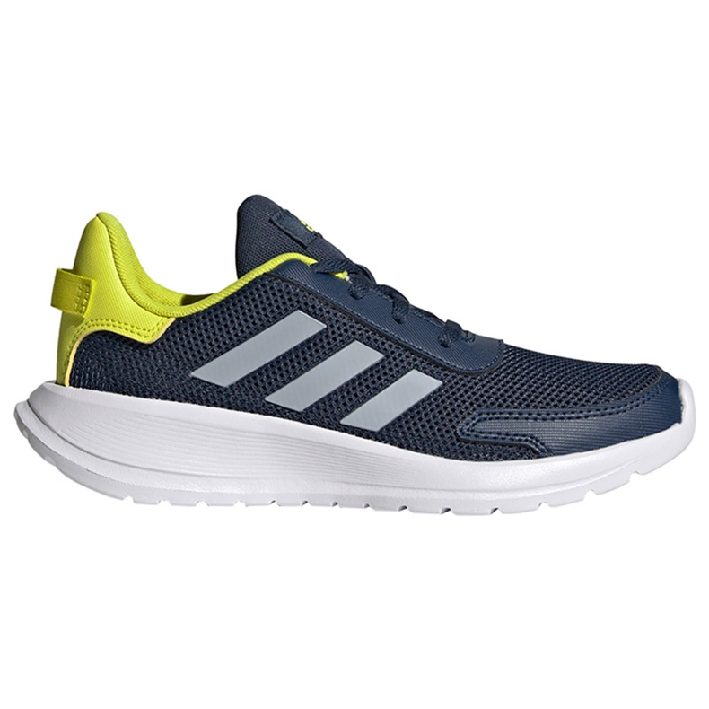 Zapatillas Adidas Tensaur Run K para niños azules FY7286 azul marino amarillo
