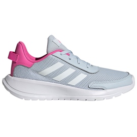 Zapatillas Adidas Tensaur Run K para niños gris-rosa FY7288