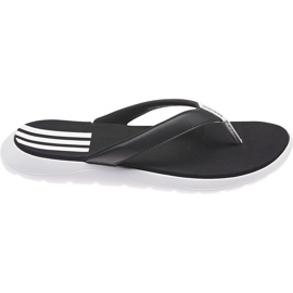Zapatillas Adidas Mujer Comfort Flip Flop negras y blancas FY8656 negro