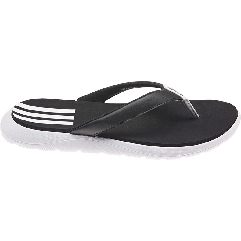 Zapatillas Adidas Mujer Comfort Flip Flop negras y blancas FY8656 negro