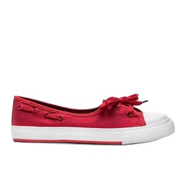Medias zapatillas rojas de Alana rojo