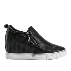 Zapatillas de mujer Avery negras brillantes negro