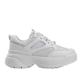 Deportivas beige con suela gruesa Jaida
