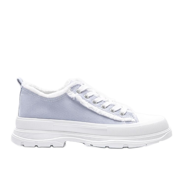 Zapatillas azules con suela gruesa Makenna