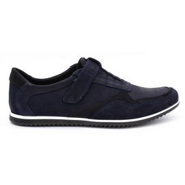 Polbut Zapato casual hombre piel 2102/2 azul marino
