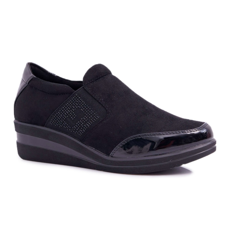 Deportivas Cuña Sergio Leone PB225 Negro