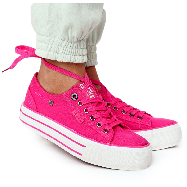 Zapatillas de Mujer On The Big Star HH274054 Fucsia rosado