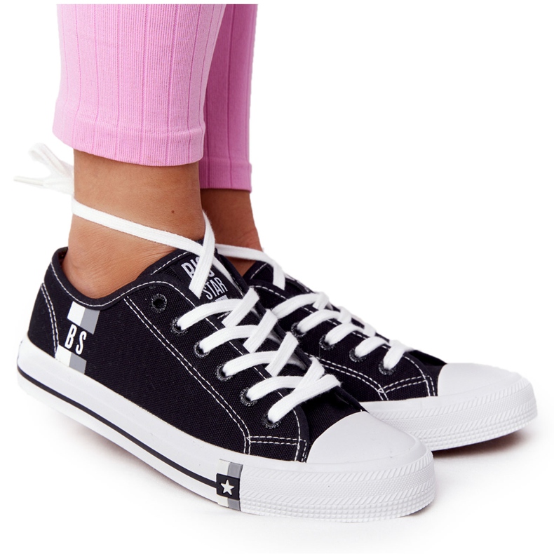 Zapatillas de mujer clásicas Big Star HH274108 Negro