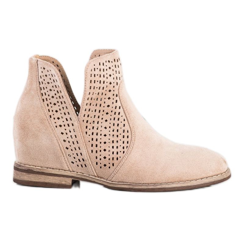 S. BARSKI Botas de Primavera con Recorte S.BARSKI marrón S. BARSKI Botas de Primavera con Recorte S.BARSKI marrón