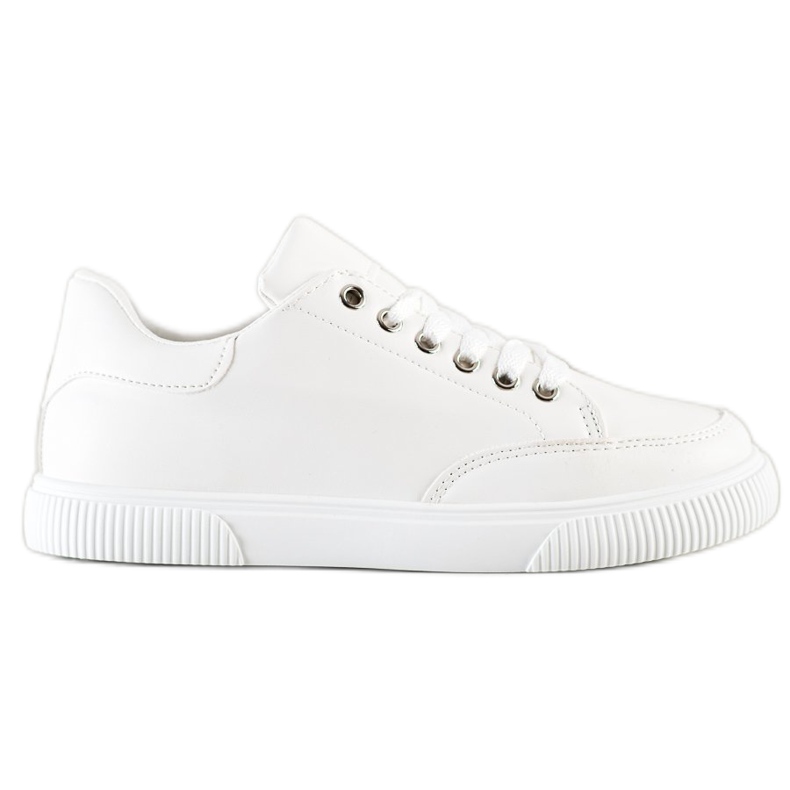 SHELOVET Zapatillas blancas con estilo blanco
