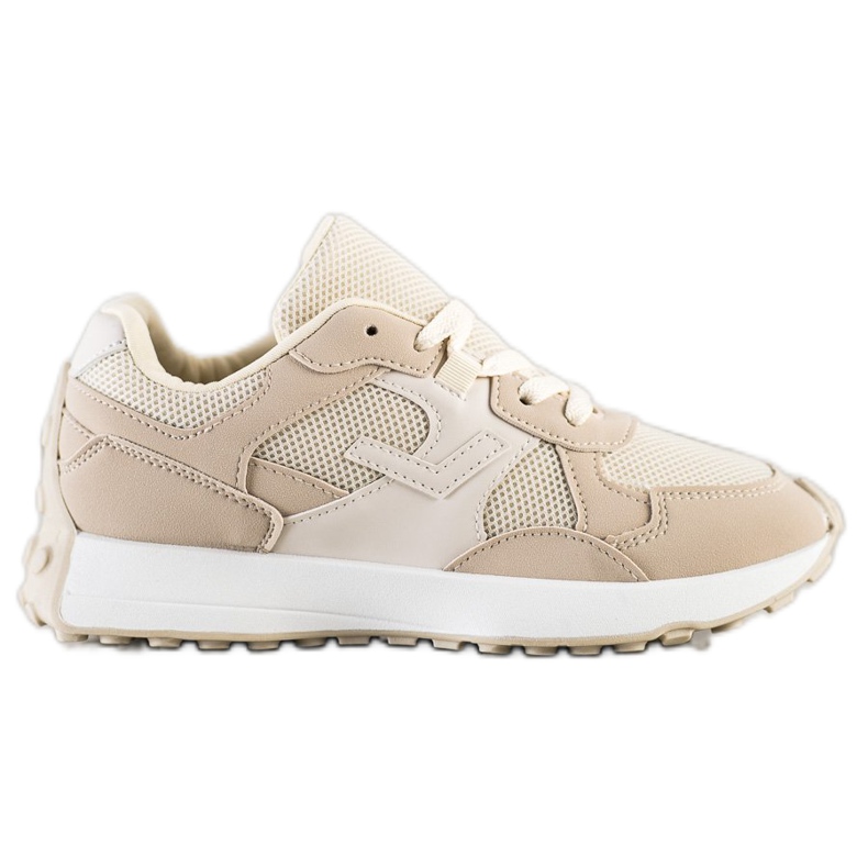 SHELOVET Zapatillas beige marrón