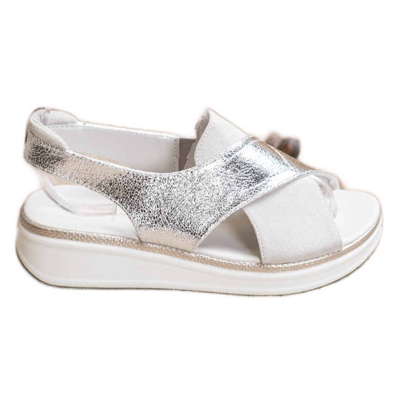 Sandalias sin cordones Sergio Leone plata