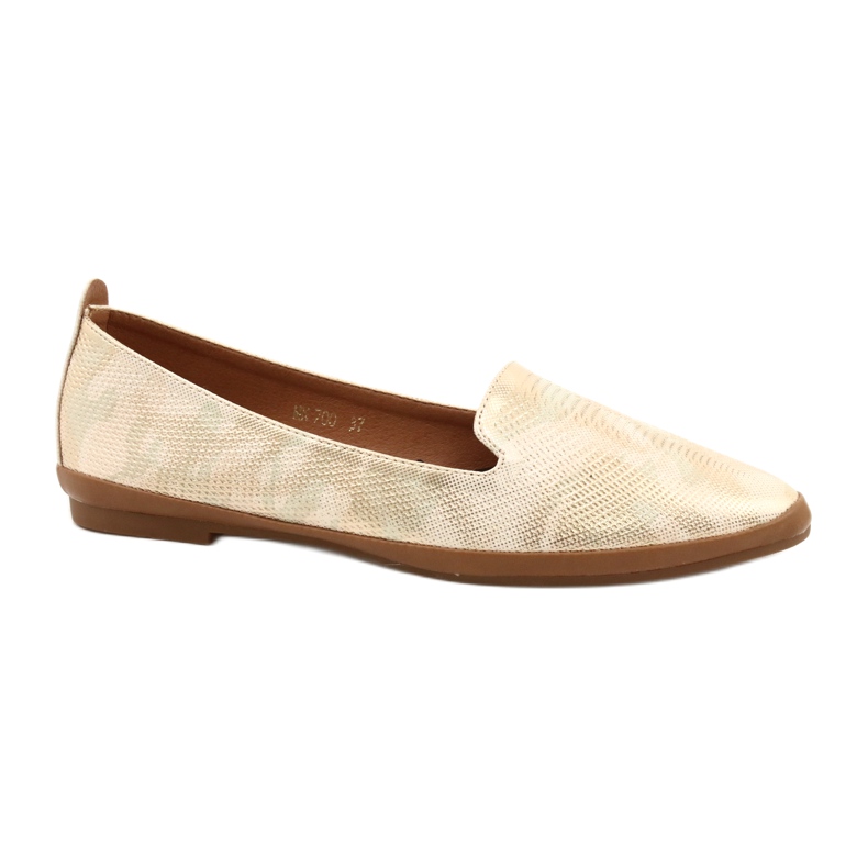 Sergio Leone bailarina señores beige/oro MK700