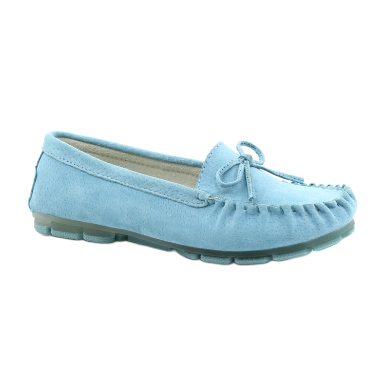 Mocasines Mujer en Piel Azul Filippo DP1204 / 21 BL Mocasines Mujer en Piel Azul Filippo DP1204 / 21 BL