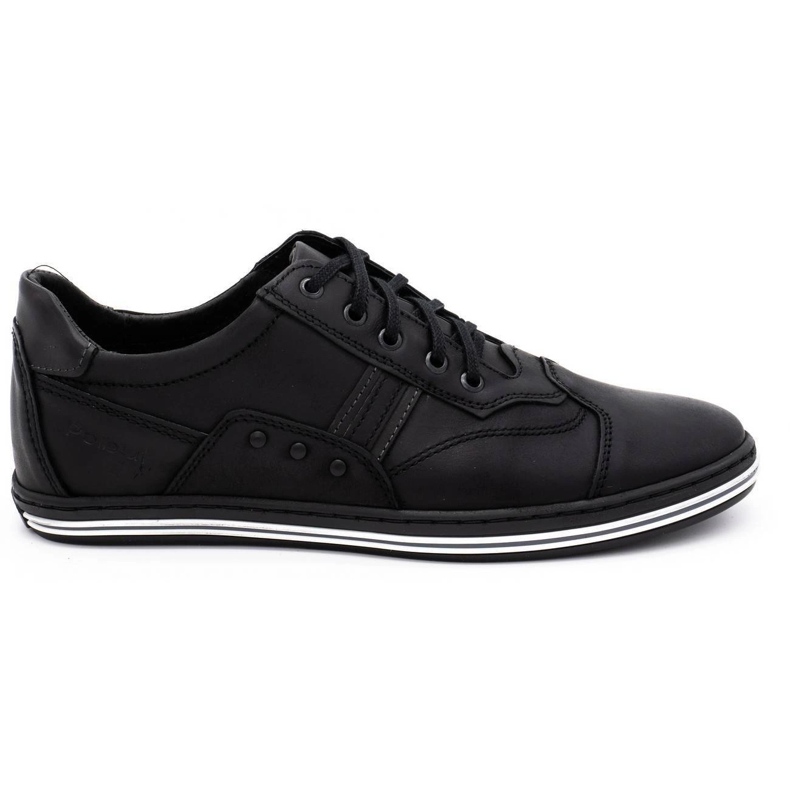 Polbut 1801L zapatos casuales negros para hombre