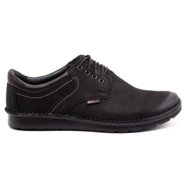 Kampol Zapatos casual hombre 11/3 negro nubuck