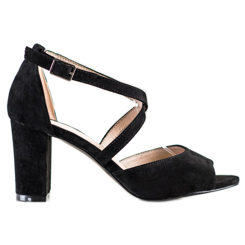 Sandalias VINCEZA de ante negro