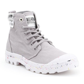 Zapatos Palladium Hi Organic W 96199-009-M gris