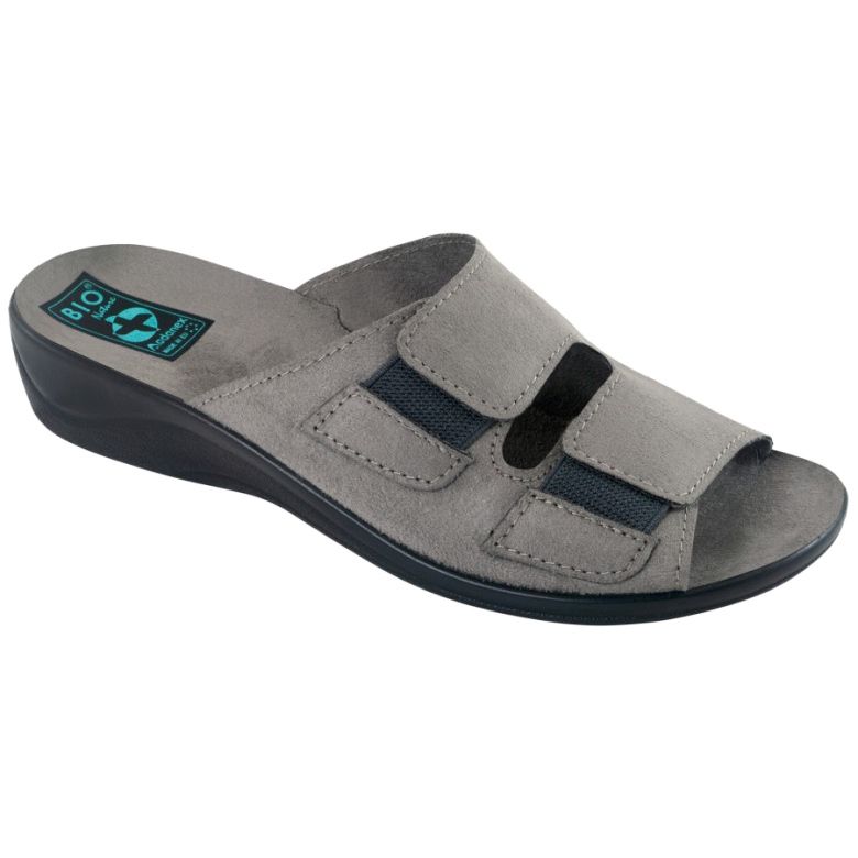Adanex Pantuflas mujer BIO Nature 26025 gris