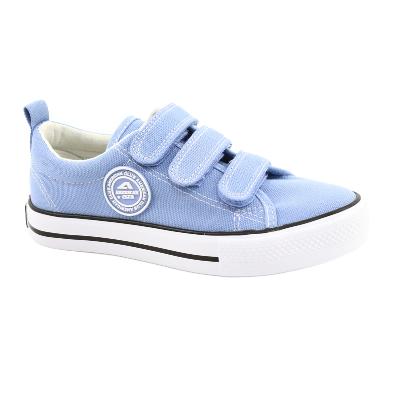 Zapatillas American Club azul LH63 / 21 zapatos con velcro