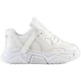 SHELOVET Zapatillas blancas blanco