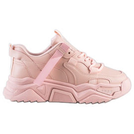 SHELOVET Zapatillas Rosadas