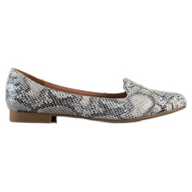 Estampado serpiente señores Sergio Leone gris multicolor