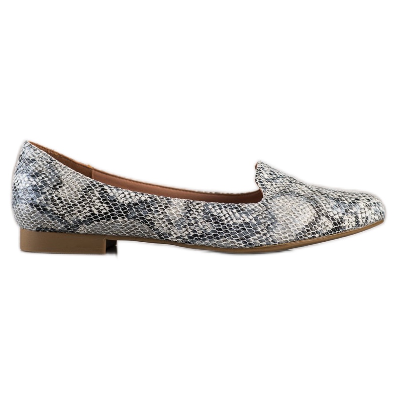Estampado serpiente señores Sergio Leone gris multicolor