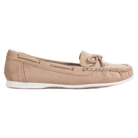 SHELOVET Mocasines Casuales Beige