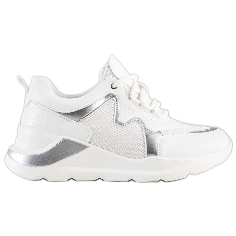 Weide Zapatillas cómodas y elegantes blanco