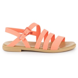 Sandalias Crocs Tulum W 206107-82R rosado Sandalias Crocs Tulum W 206107-82R rosado