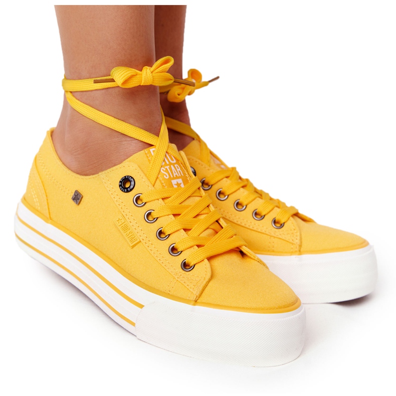 Zapatillas de Mujer Big Star HH274055 Amarillas amarillo