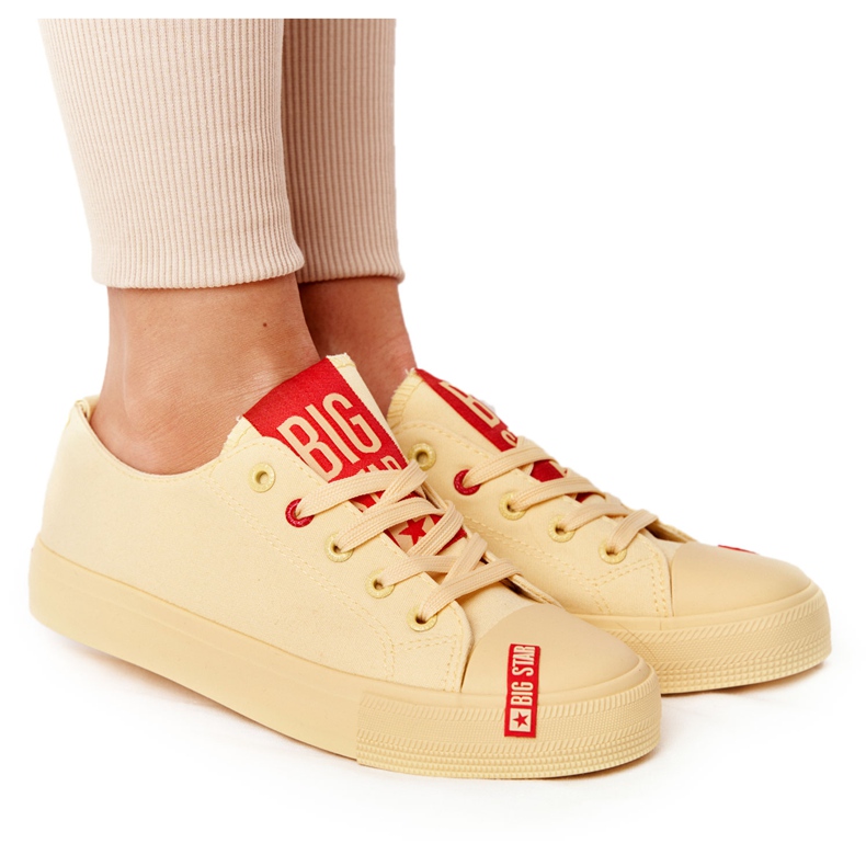 Zapatillas de Mujer Big Star HH274680 Amarillas amarillo