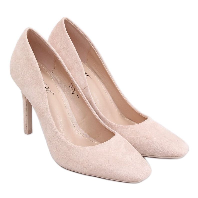 Tacones de mujer beige LE080P Beige Tacones de mujer beige LE080P Beige