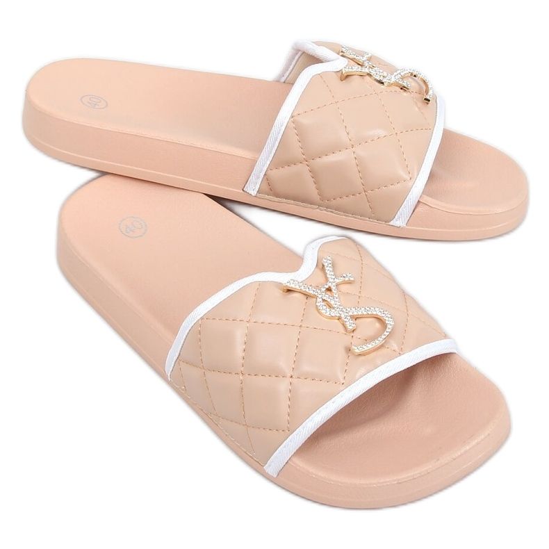 Pantuflas beige de mujer BG77P Beige Pantuflas beige de mujer BG77P Beige