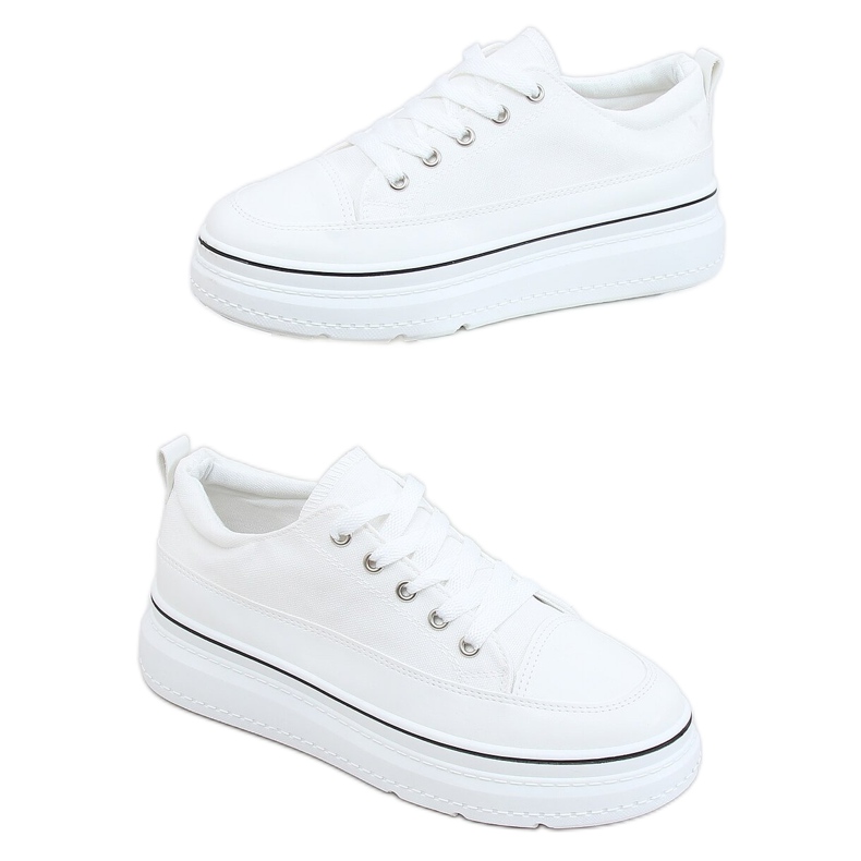 Zapatillas de suela alta blanco BL228P Blanco