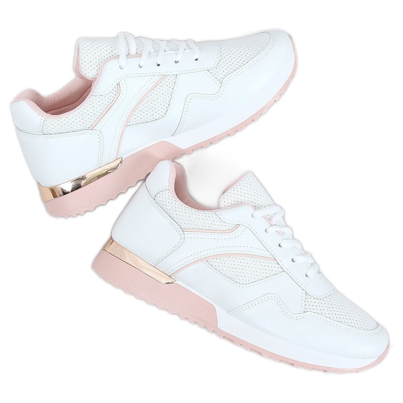 Zapatillas deportivas blancas VL134P WHITE / PINK blanco