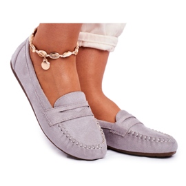 SEA Mocasines Mujer Gris Panay