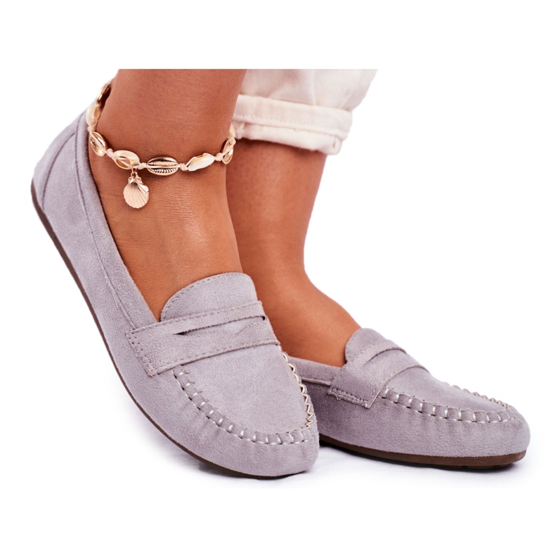 SEA Mocasines Mujer Gris Panay
