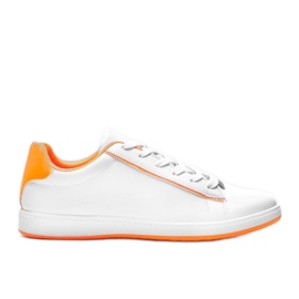 Zapatillas blancas mujer Neon Orange Carol blanco