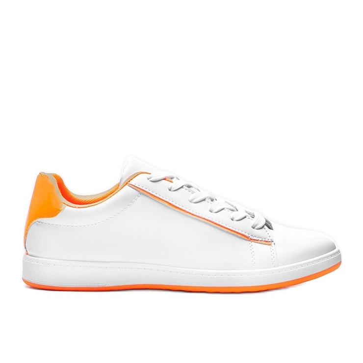 Zapatillas blancas mujer Neon Orange Carol blanco