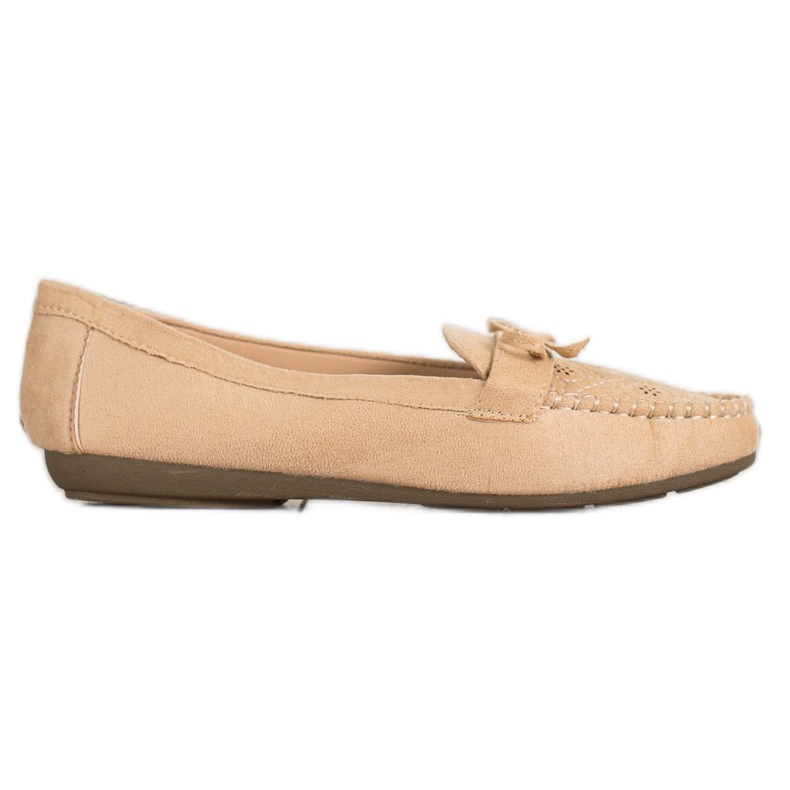 Best Shoes Mocasines casuales de gamuza marrón