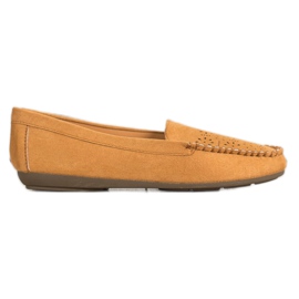Best Shoes Mocasines Con Estampado Calado marrón
