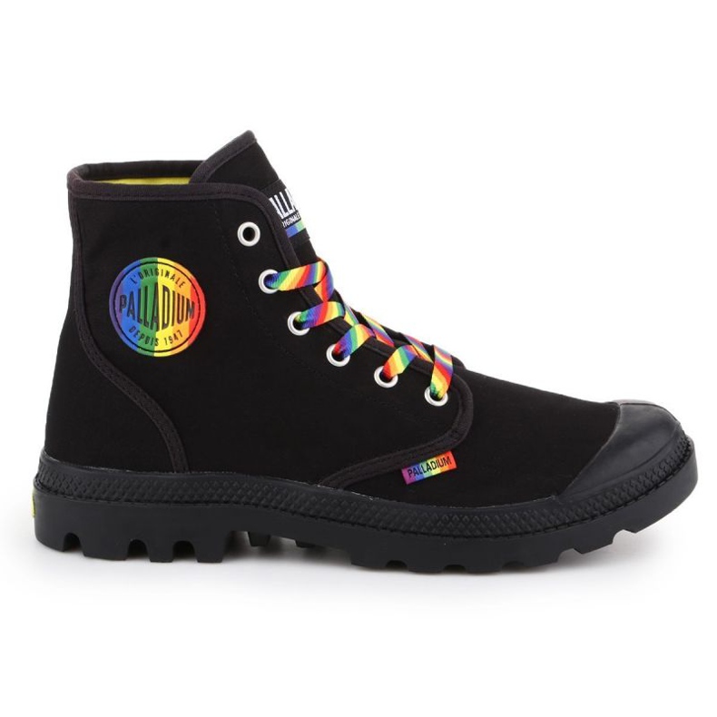 Zapatos Palladium Pampa Pride Black / Rainbow W 76521-054-M negro