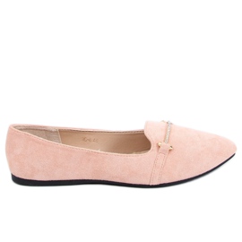 Mocasines rosa almendra dedos 3C-6 Rosa