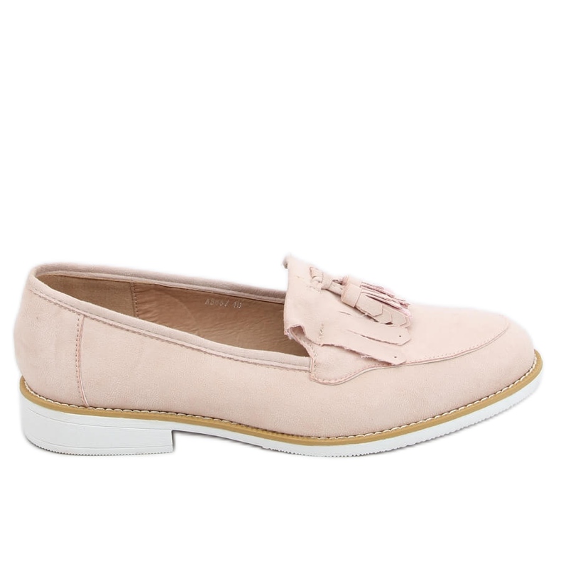 Mocasines beige de mujer AB687 Nude