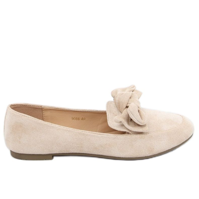 Mocasines de mujer beige 9086 Beige