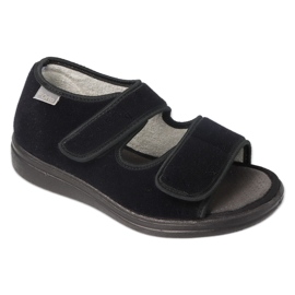 Dr. Sandalias hombre Orto Befado 070M001 negro