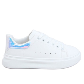 Zapatillas de mujer blancas A88-63 Silver blanco